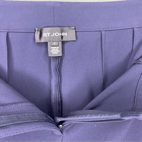 St. John Navy Blue Slacks Pants - Picture 10 of 13